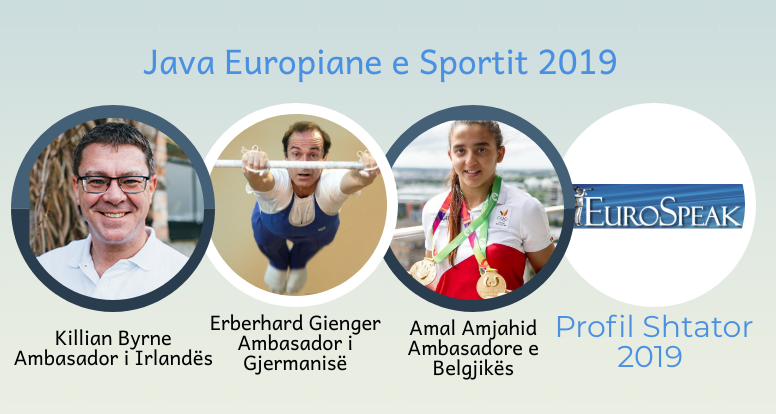 Shtator 2019: Ambasadorët e Javës Europiane të Sportit, jo thjesht sportistë, por shumë më tepër!