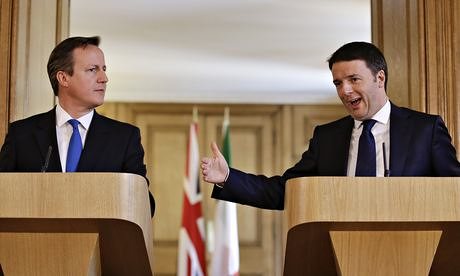 Matteo Renzi dhe David Cameron, një Ciao dhe një Goodbye ndryshe...
