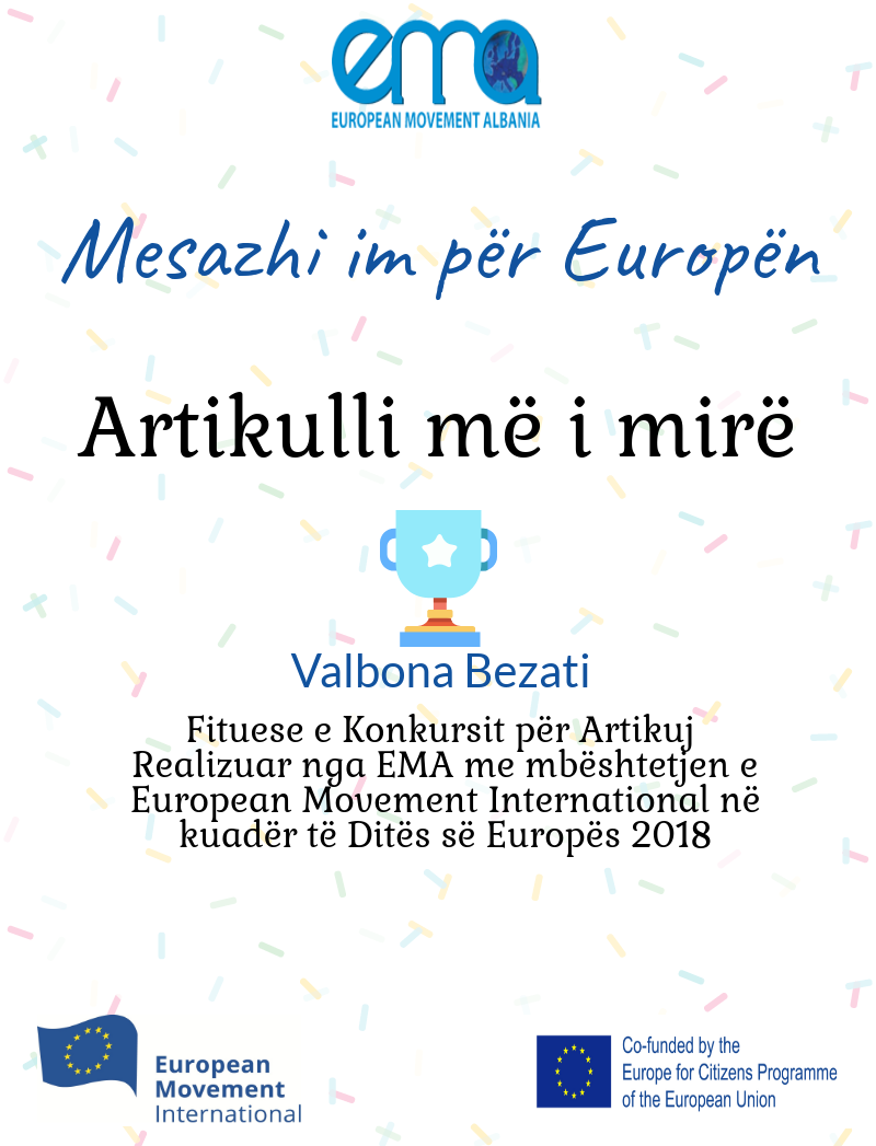 Mesazhi im për Europën