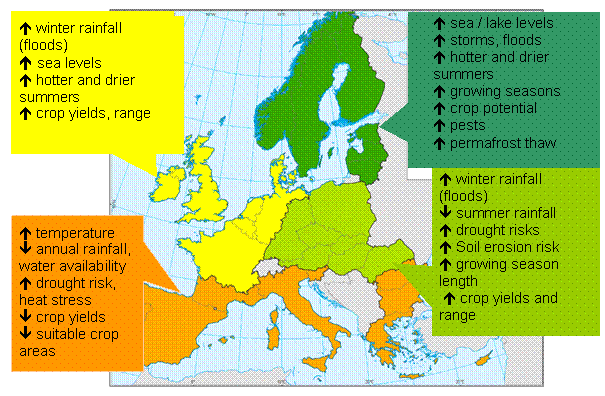 Ndryshimet klimaterike: çfarë po ndodh me vendet europiane