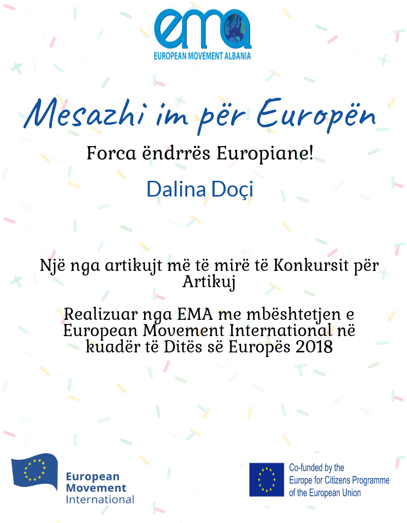 “Forca ëndrrës europiane”